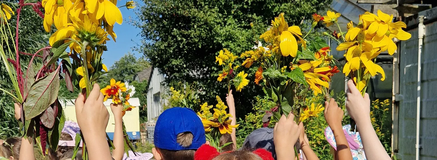 Ökologischer Lehrgarten der Gärtnerei rhizom