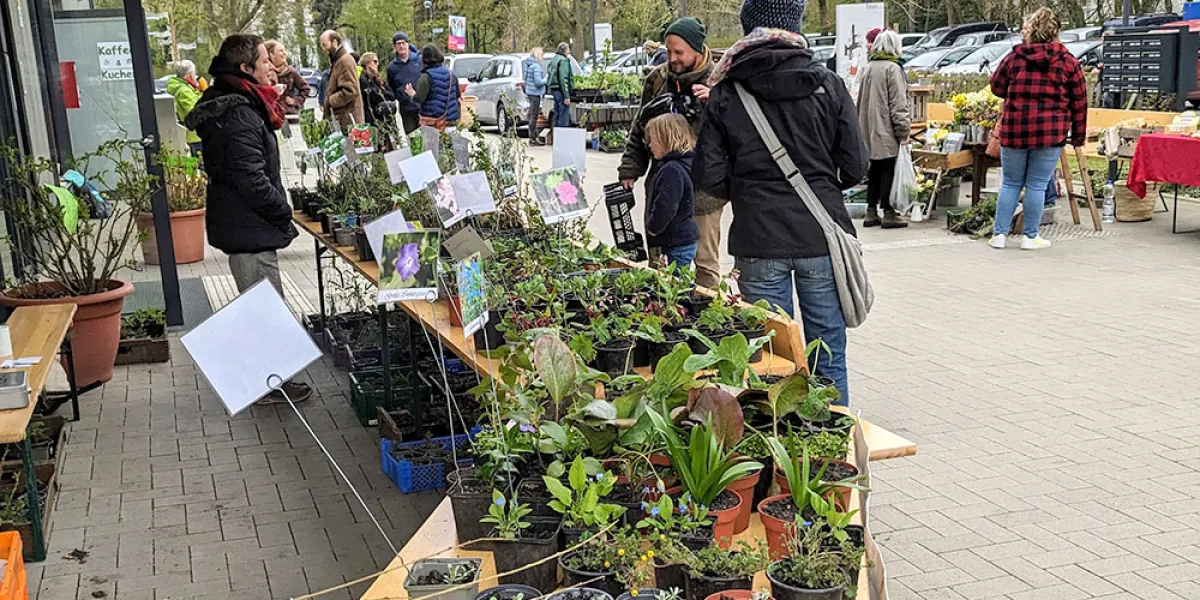 Flohmarkt, ein Klimaprojekt auf dem Gelände von A&Ö